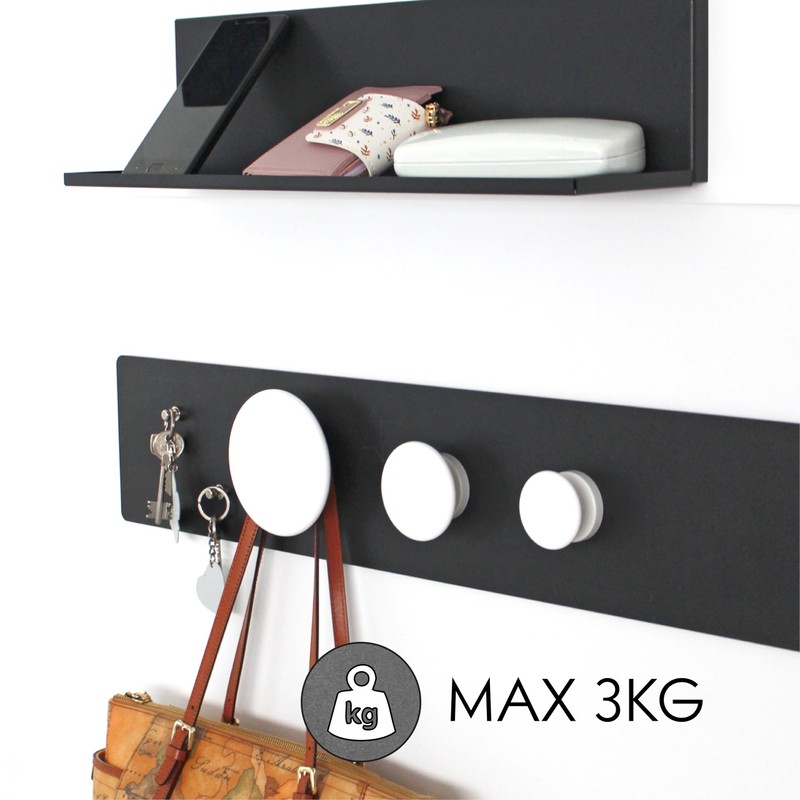 KalaMitica - Set of 3 magnetic pocket hooks in 3