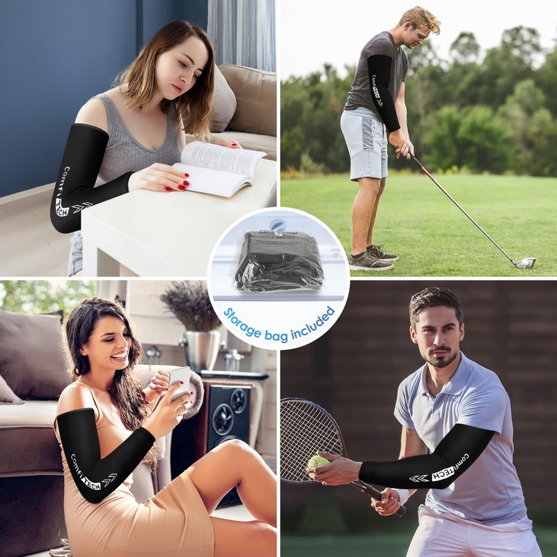 ComfiTECH Full Arm Ice Pack Wrap for Pitchers, Prolong Flexible