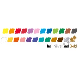 Jolly X-Big Jumbo Colored Pencils Perfect for Special Needs Art Therapy and Early Learners; 24 Multicolor Pencils With 6 Neon Highlighter Pencils; Set of 30