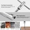 Eyech Adjustable T-Handle Ratchet Tap Holder Wrench, Reversible Ratcheting T