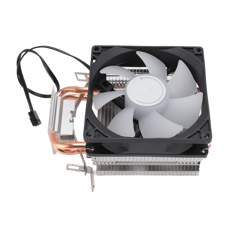 CPU Cooler Dual Heat Pipe 48CFM DC12V Quiet Operation Hydraulic