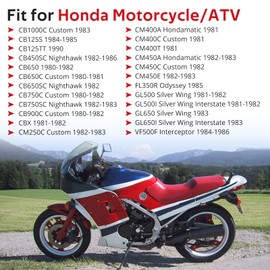 JAVIK Fuel Cap Gas Cap Fit for Honda CB1000C CB900 CB750 CB650 CB450 CB125 CBX CM450 CM400 CM250 GL650 GL500 VF500F FL350,OEM#17620-460-067 17620-460-057