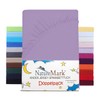 NatureMark Set of 2 Children's Jersey Fitted Sheets, 100% Cotton,