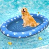 Pet Soft Dog Float Raft - Inflatable Dog Swimming Float