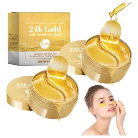 🔥 Parches hydrogel contorno ojos acido hialuronico antiarrugas  Vitaminas y Minerales