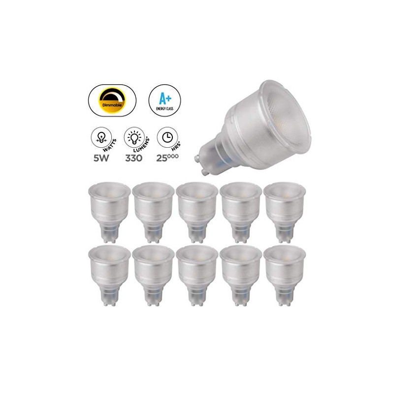 Megaman GU10 74 mm Long Neck Reflector Dimmable LED Lamp,