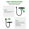 Wall Planters for Indoor Plants, Mounted Holder Shelf 3 Pack,