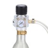 CO2 Mini Gas Regulator 0-90PSI Pressure Gauge with 5/16in Gas
