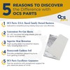 OCS Parts 14" x 16" Insulated Foil Wrap Sheets |