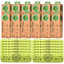 The Original Poop Bags Compostable Dog Waste Bag 2400 Poop Bags for Dogs, 100% Plant Based Dog Bags for Poop, Leak-Proof Pet Bags for Poop, Natural Scent Free Doggie Bags OK Compost Certification…