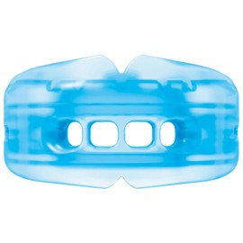 Double Braces Strapless Mouth Guard, Blue, Adult