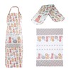 Set of 3 Drying Towels, Kitchen, Kitchen Apron and Double