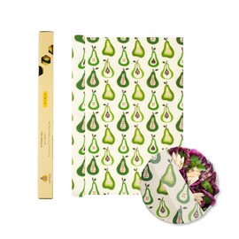 SUPERBEE Beeswax Wrap Roll XL, Reusable Beeswax Wrap for Food, Wrap Roll, Reusable Bees Wrap Paper for Wrapping Vegetables, Cheese Paper, Bowl Covers and Sandwich Wrapping Paper, Pears - 35x13"