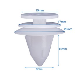 OAUTOO 20PCS Door Trim Panel Retainer Clip Compatible with Chrysler 6505292AA