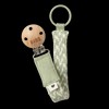 Bibs Dummy Clip, Petrol/Baby Blue