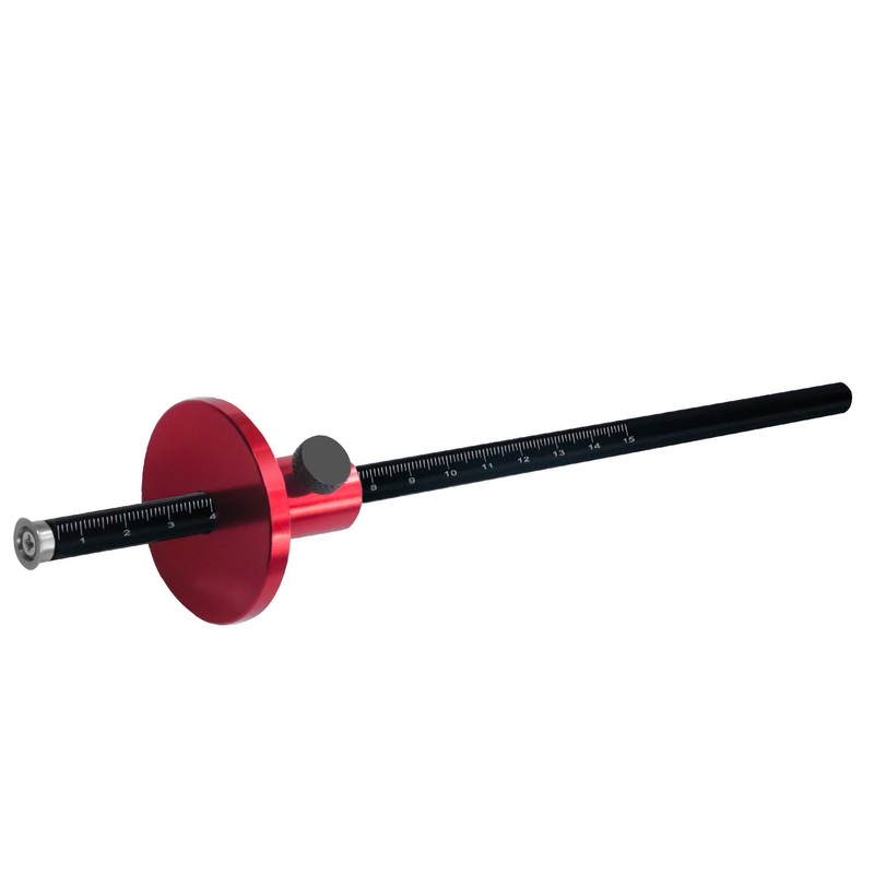 European Style Wheel Marking Gauge Aluminum Alloy Scriber Woodworking Mortise