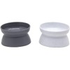 Unbranded Whisker-Friendly Raised Cat Bowls 2pk - Modern Design for