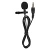 ASHATA -Plug Lavalier Microphone Clip On Omnidirectional 3.5mm Jack Condenser