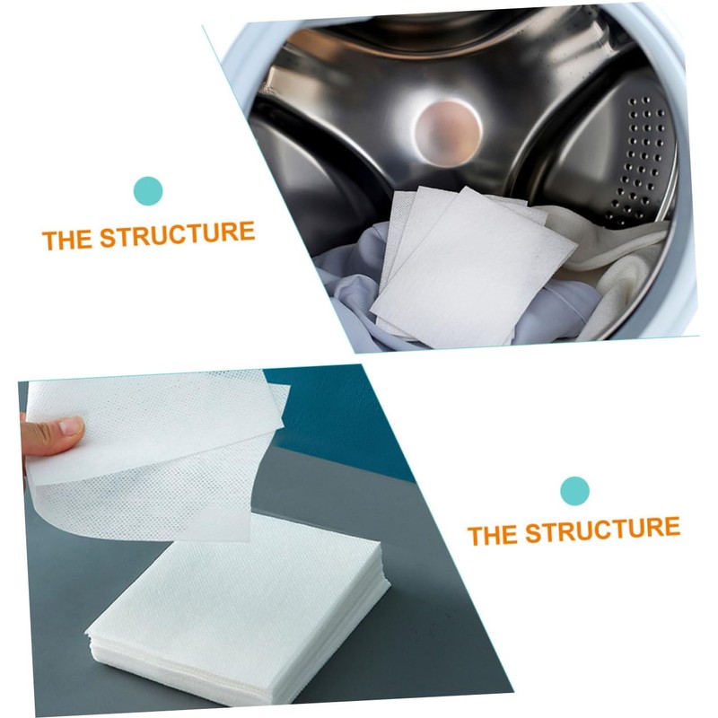 Outanaya Catching Fabric Sheets 48 Sheets of Laundry Absorption Sheets