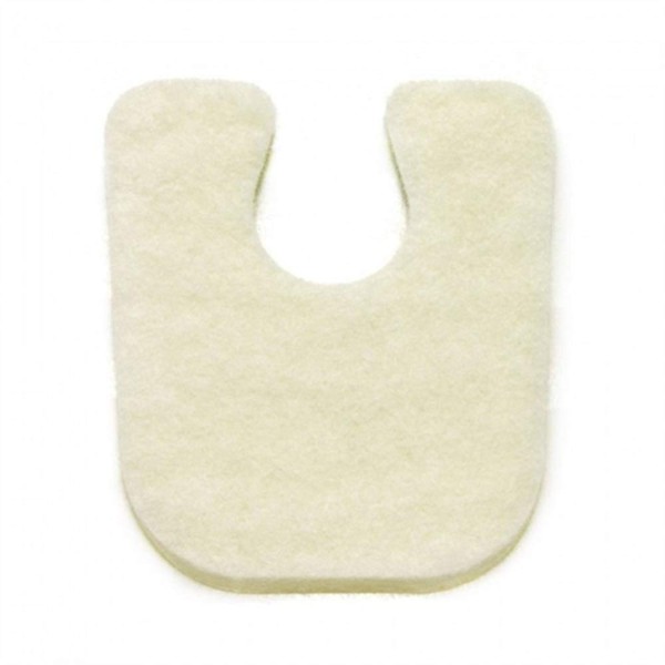 U Shaped Felt Callus Cushion Pad, 40 Pad Pack, 1/8" Adhesive Felt