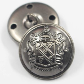 KENDANY 14 Piece Metal Blazer Button Set - for Blazer, Suits, Sport Coat, Uniform, Jacket (Silver) 18mm 23mm.