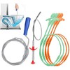 Destapador de Drenaje, Kit de 6 Herramientas para Eliminar Obstrucciones
