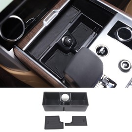 PIUGILH Car Storage Box Tray Fit for Land Rover Range Rover Vogue 2023 Interior Accessories, Center Console Storage Box Tray