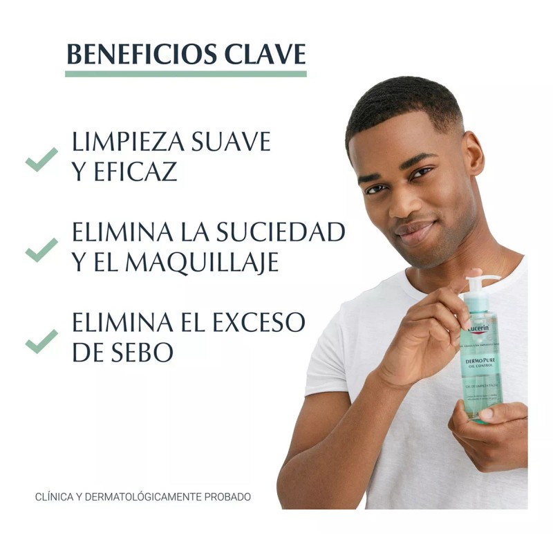 Eucerin Gel Limpiador Facial Eucerin Dermo Pure Oil Control 400
