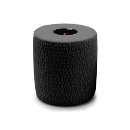 d3 Light Rip EAB Spandex Bandage Hand-Tearable Black 75mm x 7m (1 Roll) Thigh, Knee, Shoulder & Elbow Rugby Lineout Lifting Tape & Joint Injury Medical Strapping