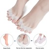 FlexAlign Corrective Toe Spacers - Bunion Relief and Toe Restoration