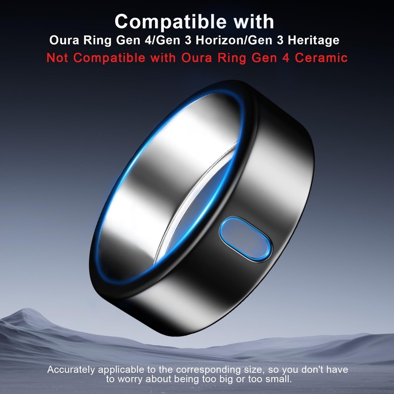 3 Pack Cover Compatible with Oura Ring Gen 4/Oura Ring