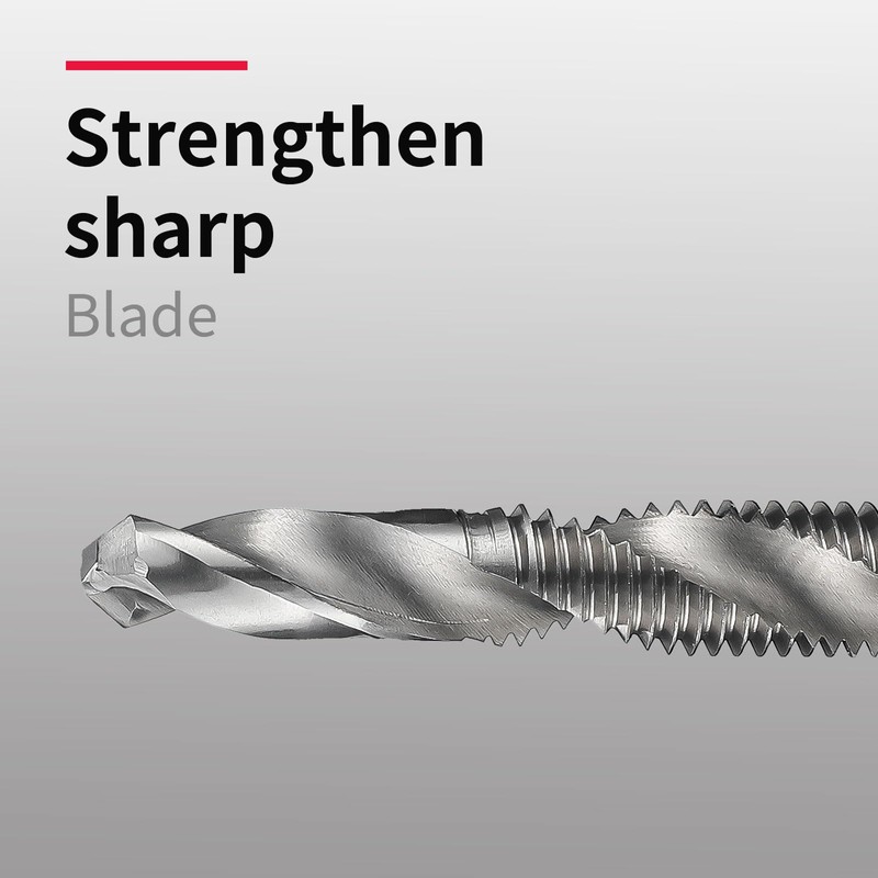 4-48 HSS Combinded Drill and Tap，Screw Tap Drill Bits for