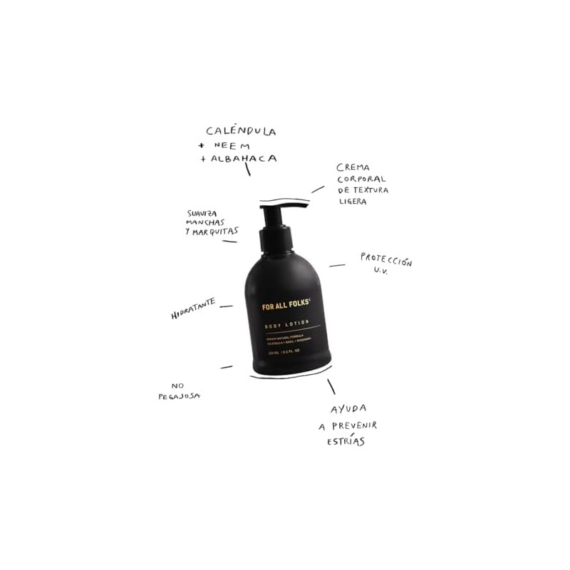 Crema Natural para el Cuerpo a base de Caléndula -