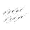 A ABSOPRO 10pcs 8.5cm Length Silver Tone Motorcycle Brake Pedal