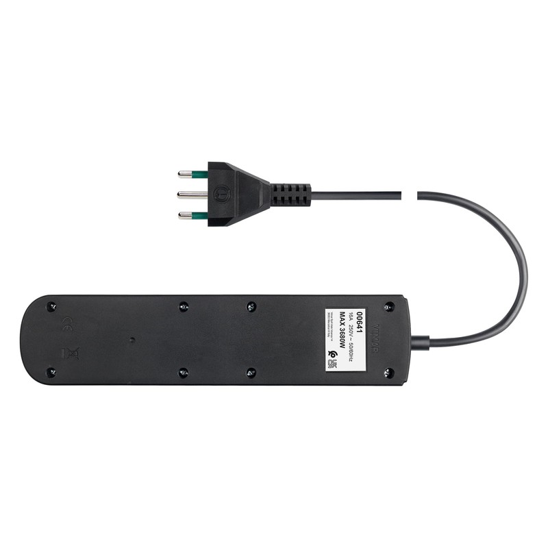 Vimar SICURY Universal Italian Standard 16 A Power Strip with