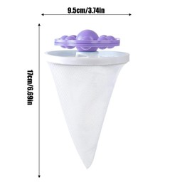 Floating Hair Filtering Mesh Removal, Lint Catcher for Washing Machine, 3 Pack Pet Hair Remover for Laundry, Household Reusable Washing Machine Hair Catcher