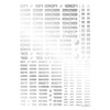 HiQ Parts TR Decal 3 Number Silver 1 Piece Plastic