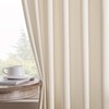 Joydeco Velvet Curtains White Blackout Curtains Thermal Insulated 90 inches