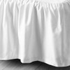 Lightweight Ruffled Bed Skirt, Queen Size 24 Inch Drop -