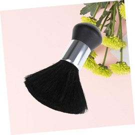 Baluue Hairdressing Duster Brush for Salon Use Professional Barber Brush for Hair Cutting for Hair Removal Black