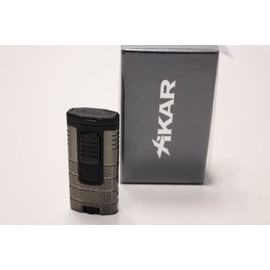 XIKAR New XIKAR Tactical Triple Jet Torch Cigar Lighter 553GMBK Gunmetal w/ Black