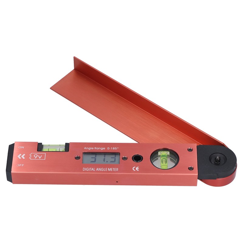 LCD Digital Protractor Inclinometer Portable Angle Finder Gauge with Level