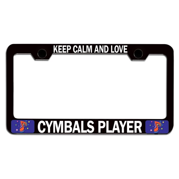 Custom Brother - Keep Calm and Love Cymbals Player Black