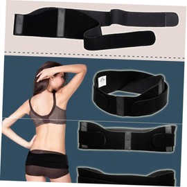 PLAFOPE Abdominal Band for Women Pelvic Correction Belt for Belly Tightening Comfortable Breathable Material Present for Moms Black Average