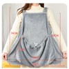Cat Carrier Apron with Sleeping Pocket Large Space Drawstring Opening