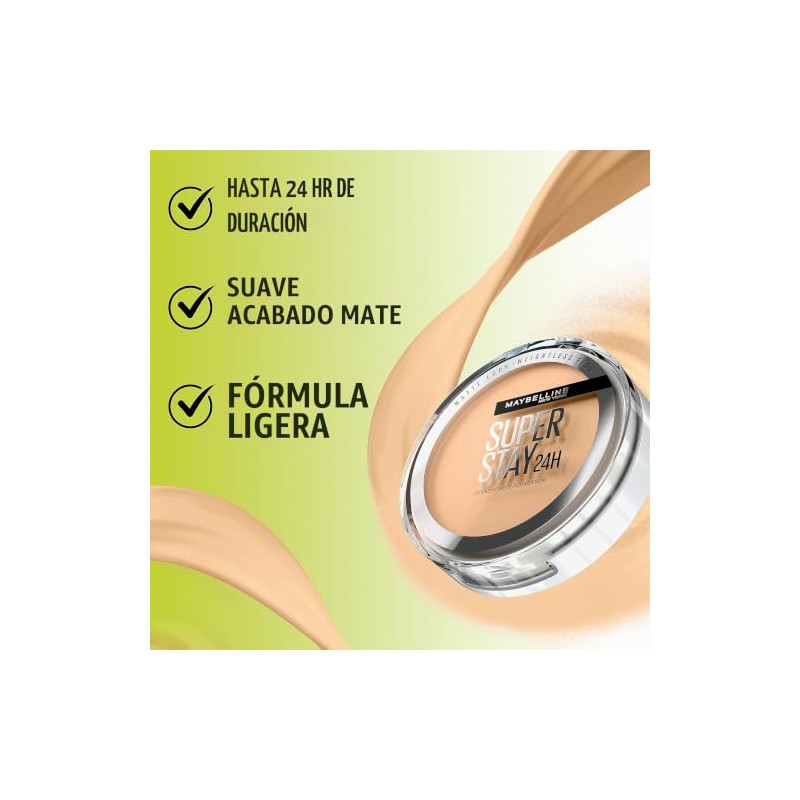 Maybelline Super Stay 24hr Hybrid Powder Foundation Medium Full Coverage