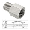 sourcing map 2 Pieces Hex Reducer Socket, 1/4 PT Male