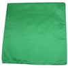 Mechaly Set of 3 Solid 100% Polyester Unisex Bandanas Green
