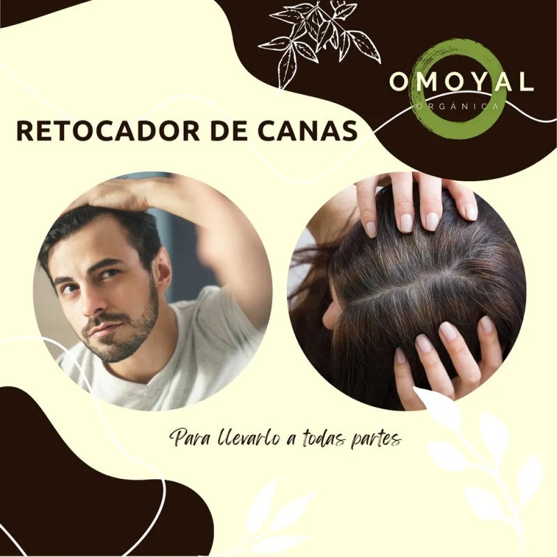 Retocador De Canas, Tinte , Disimula Las Canas,barba Tono Negro