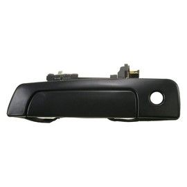 TRQ Driver Side Exterior Door Handle Gloss Black Compatible with 2001-2005 Chrysler Sebring Dodge Stratus 2000-2004 Mitsubishi Eclipse 1999-2003 Galant 1997-2002 Mirage